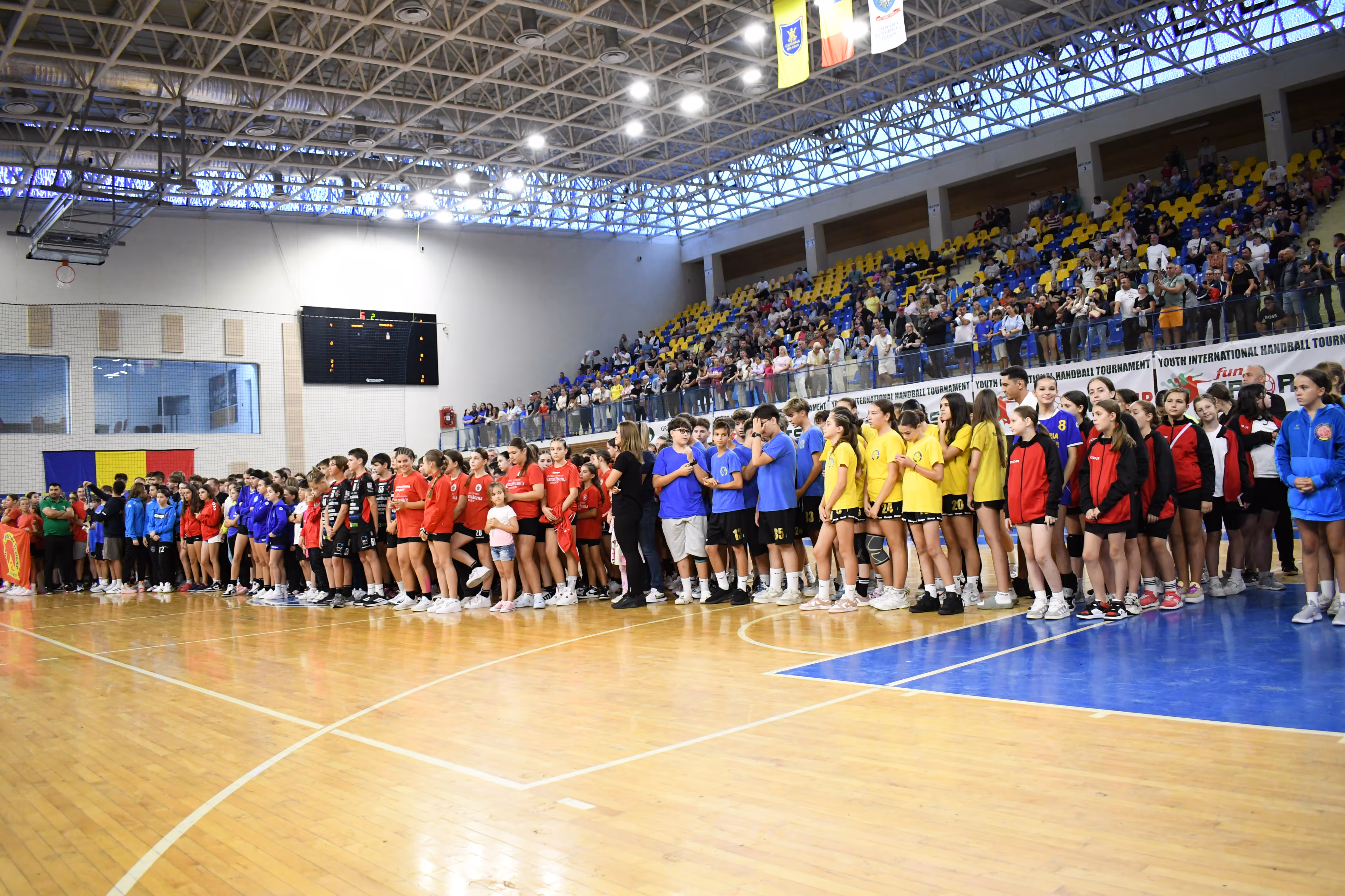 Moment de la ceremonia de premiere FunSports Cup 2025
